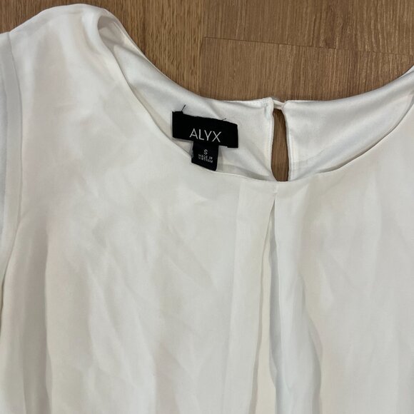 ALYX White Blouse Long Sleeve Top Women's Shirt Size Small Boho - Picture 5 of 6